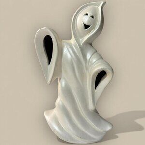 Vintage Ceramic Halloween Happy Ghost